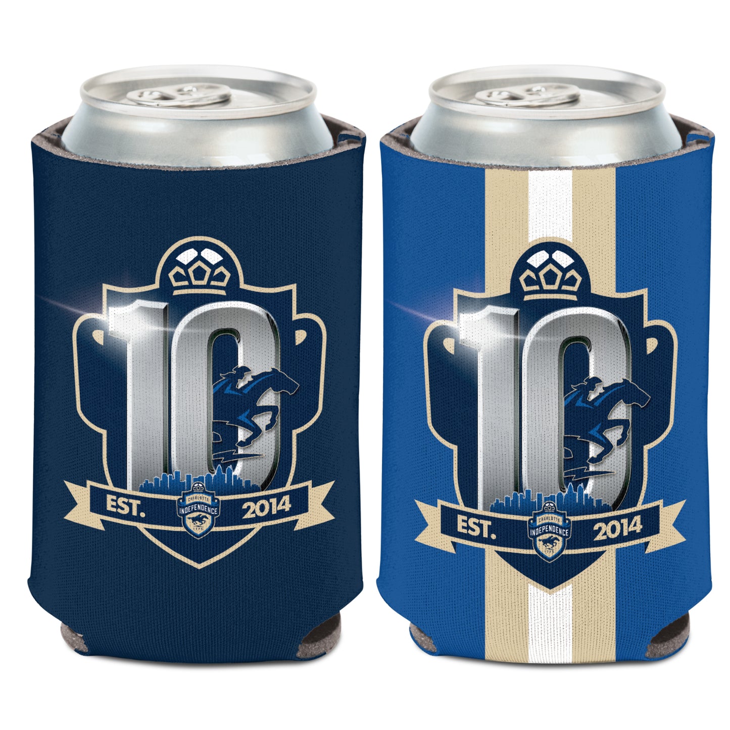 Can Cooler: (12 oz) 10th Anniversary