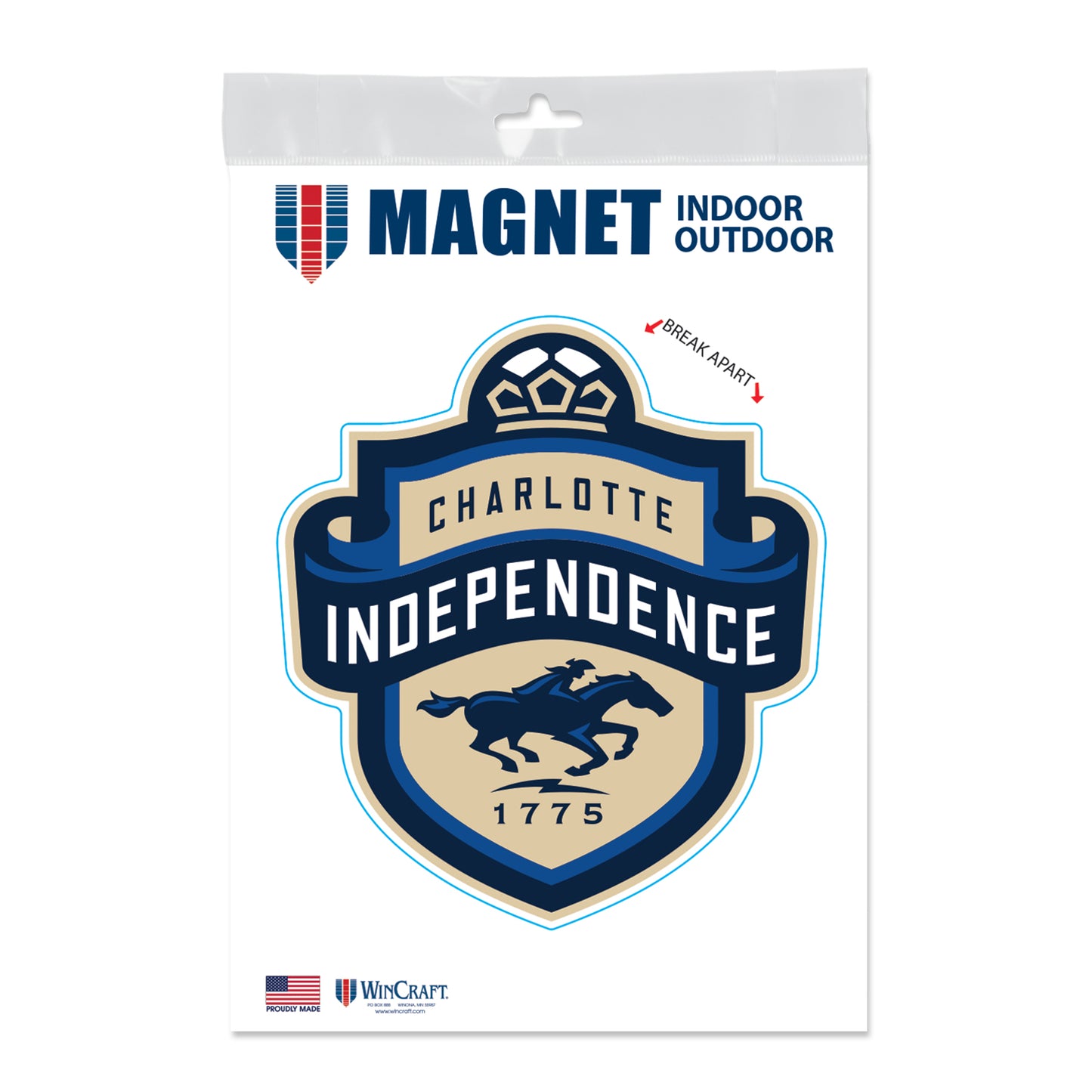 Magnet Indoor/Outdoor: 4" x 4.5"