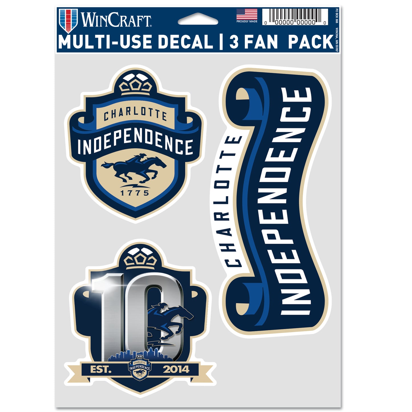 Decal: 3 pack multi-use (10th anniversary)
