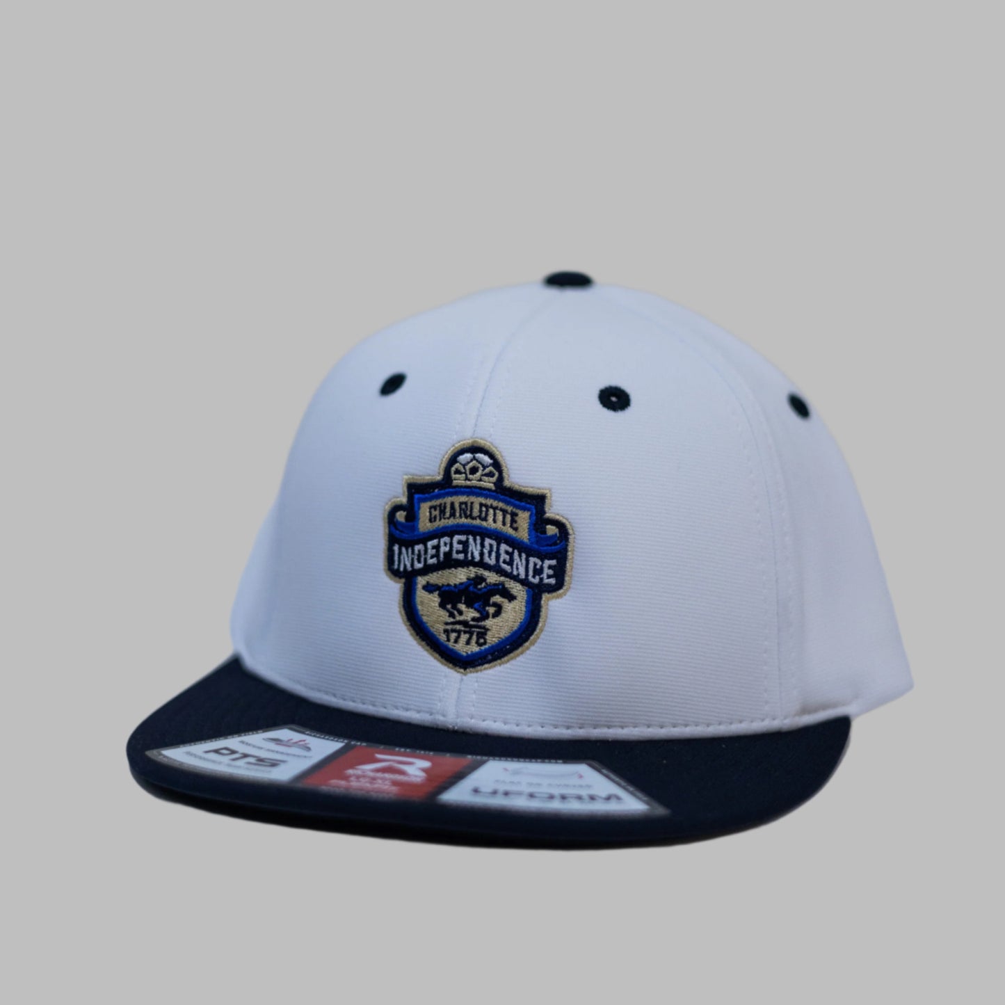 Hat: Flexfit (Shield) White/Black