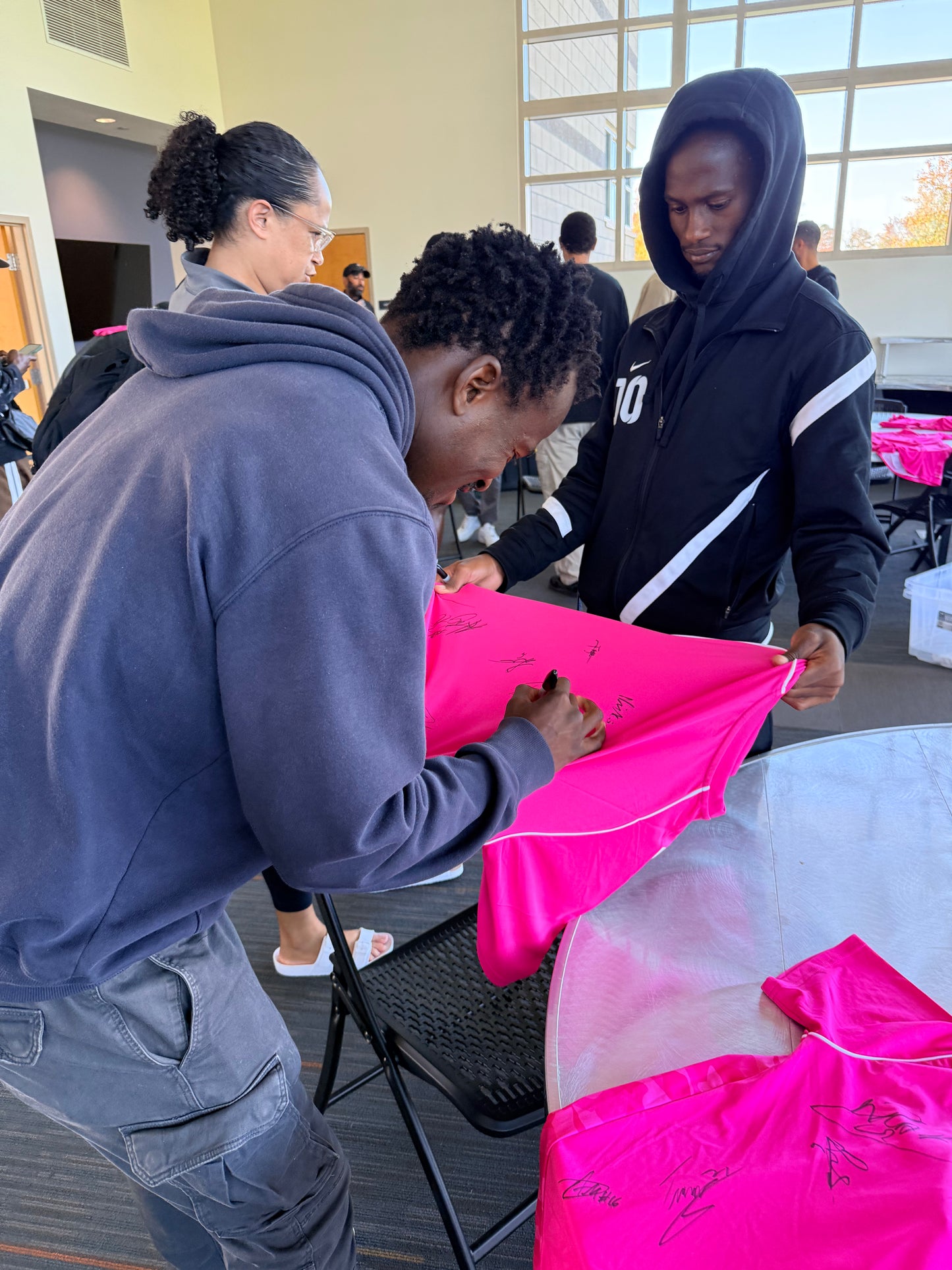 2025 Signed Breast Cancer Awareness Warm-Up Tops