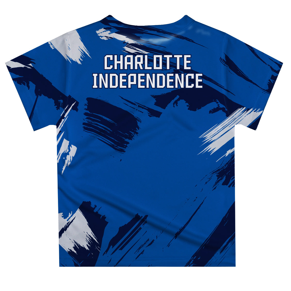 Charlotte Independence Paint Brush Boys Game Day Royal Short Sleeve Tee