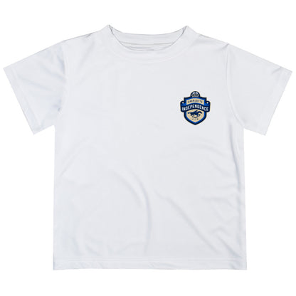 Charlotte Independence Impressions Artwork Boys White Short Sleeve Tee