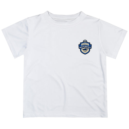 Charlotte Independence Impressions Artwork Boys White Short Sleeve Tee
